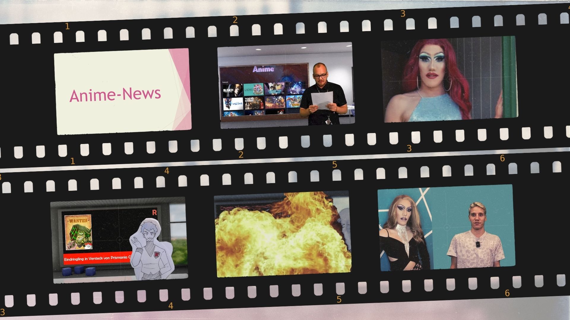 Videoprojekte Ausschnitte in Filmrolle